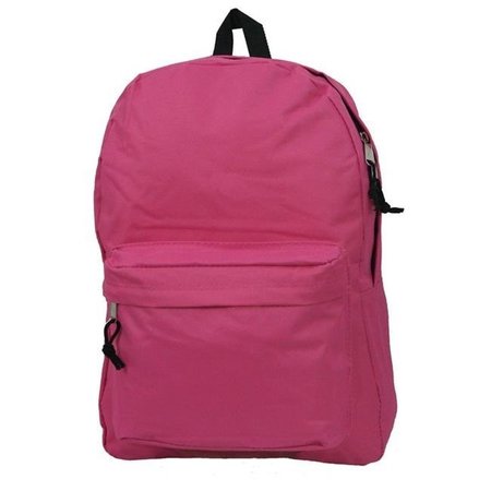 HARVEST Harvest LM183 Hot Pink Classic Backpack; 18 x 13 x 6 in. LM183 Hot Pink